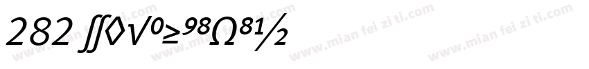 282 SSXUANJITI字体转换